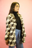 1970s Patchwork Rabbit Fur Coat